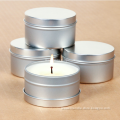 natural soy candle in tin container